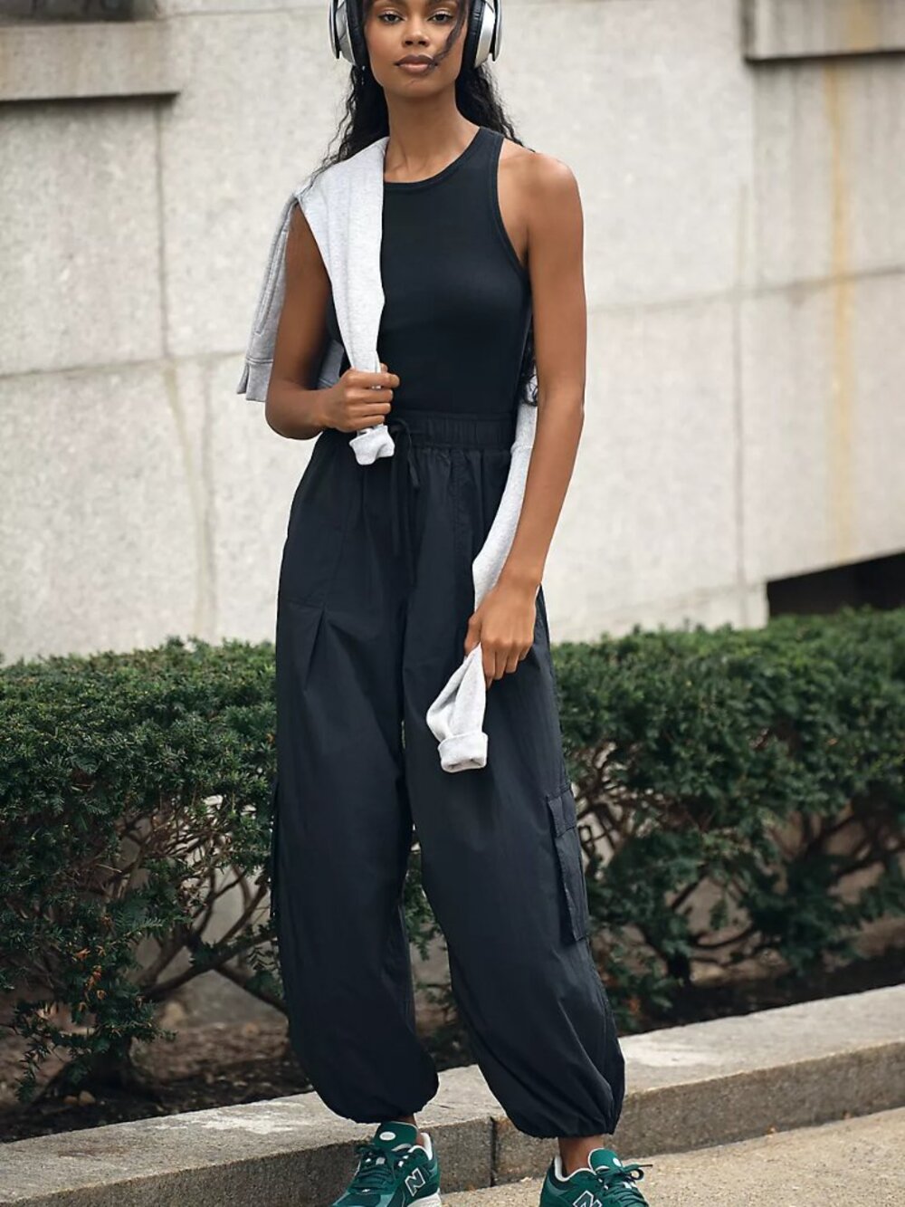 Daily Practice by Anthropologie Messa Jumpsuit Black XL